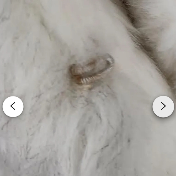 EUC FAUX FOX FUR 3/4 Lenght Coat By Jordache Size 11/12 - Picture 5 of 10